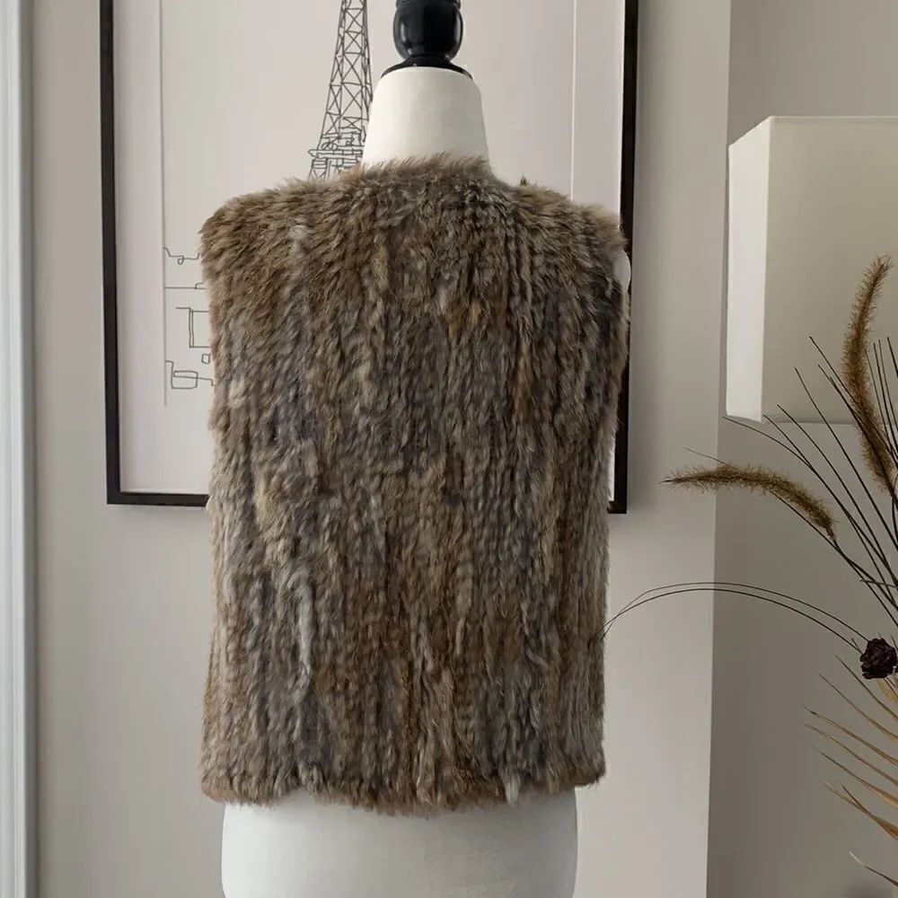 Real Rabbit Fur Vest - Picture 6 of 9